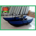 Barco de pesca inflable de PVC, barco de pontón de pesca